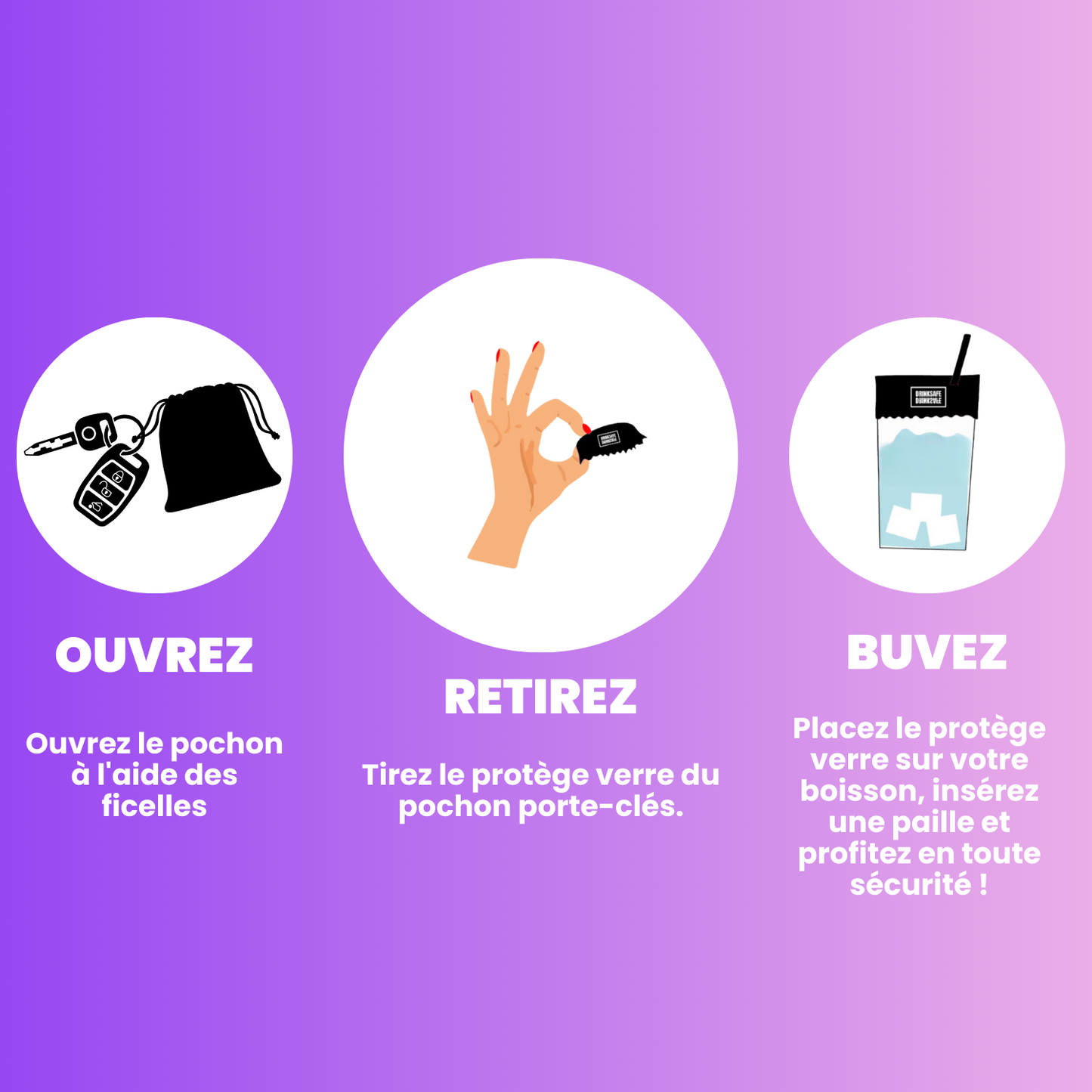 porte-clés anti drogue