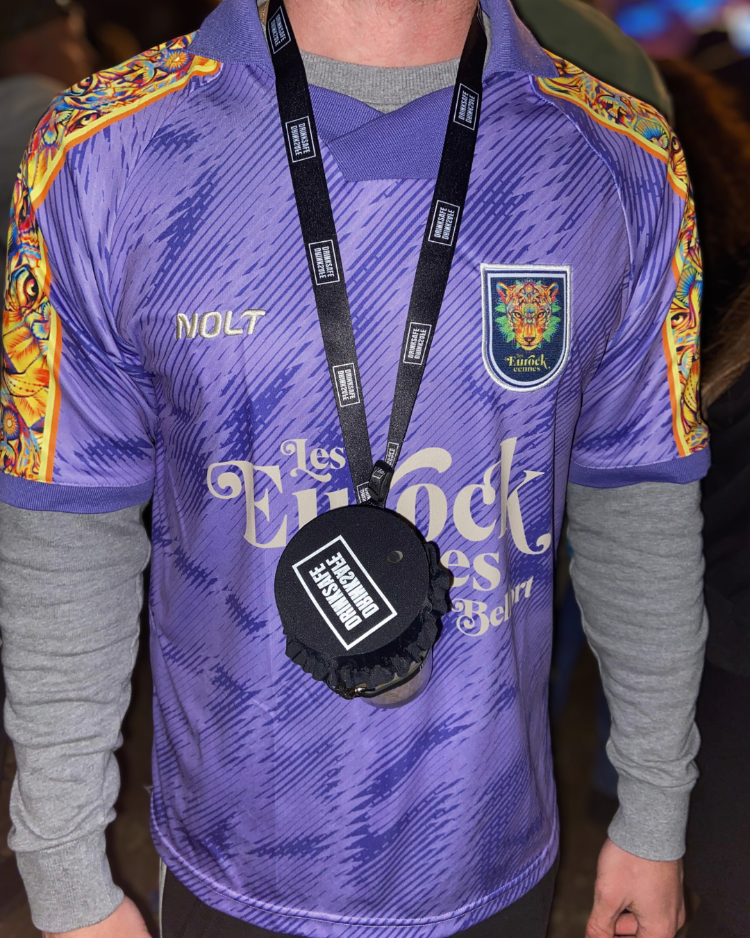 Porte gobelet protège verre