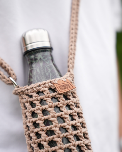 AYLIN I Porte-Gourde Crocheté à la Main