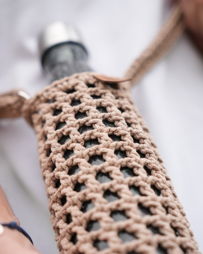 AYLIN I Porte-Gourde Crocheté à la Main
