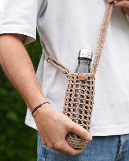 AYLIN I Porte-Gourde Crocheté à la Main