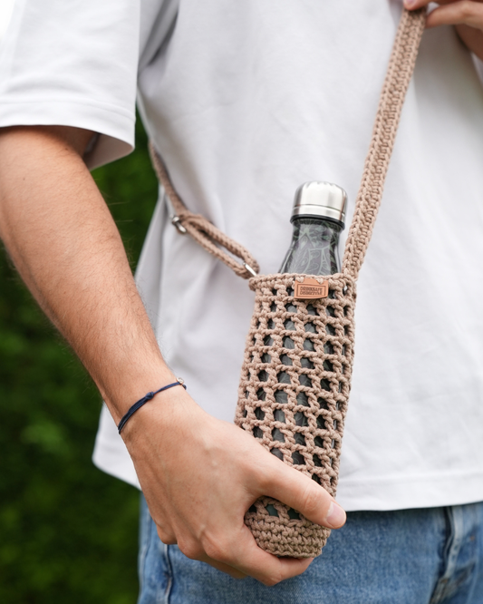 AYLIN I Porte-Gourde Crocheté à la Main