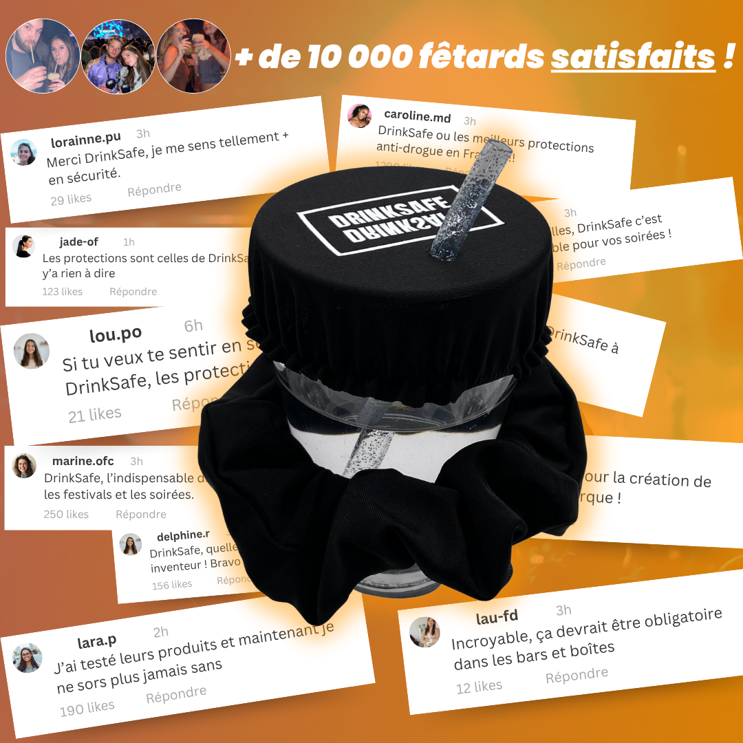 chouchou anti drogue, festival - drinksafe