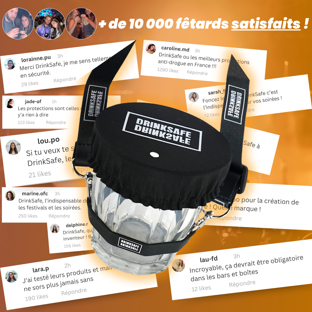 porte gobelet festival - drinksafe